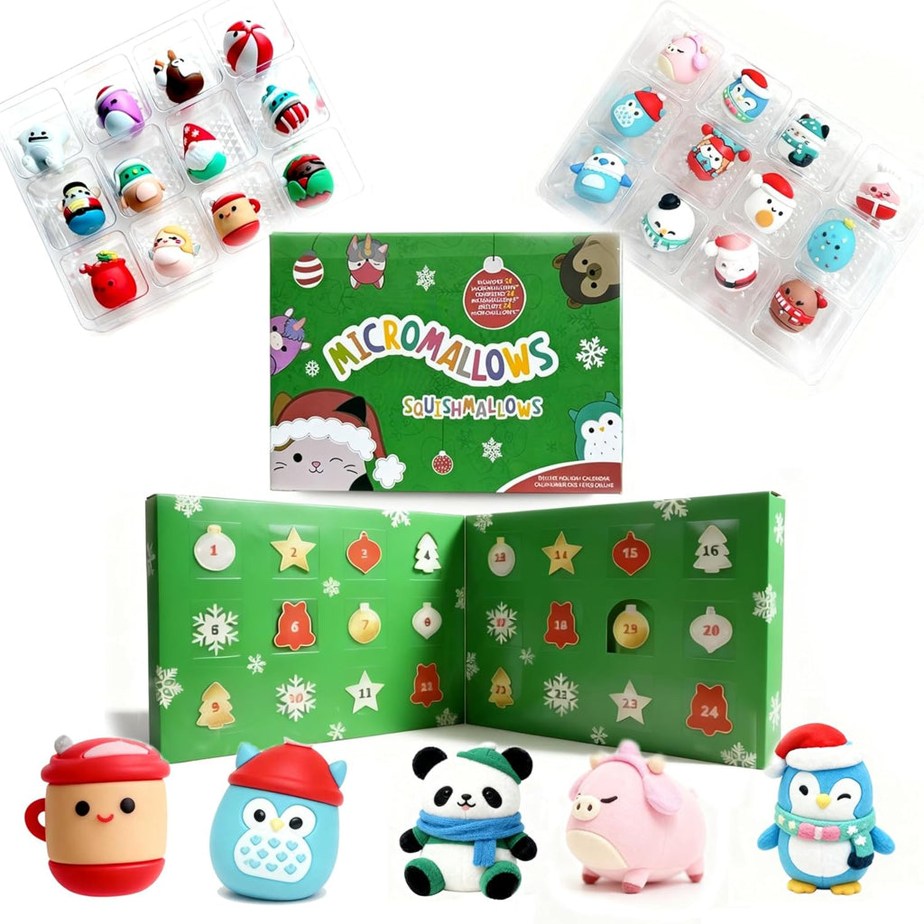 Kids Advent Calendar 2025 Cute Dolls Blind Box 24 Exquisite Toys Holiday Gifts