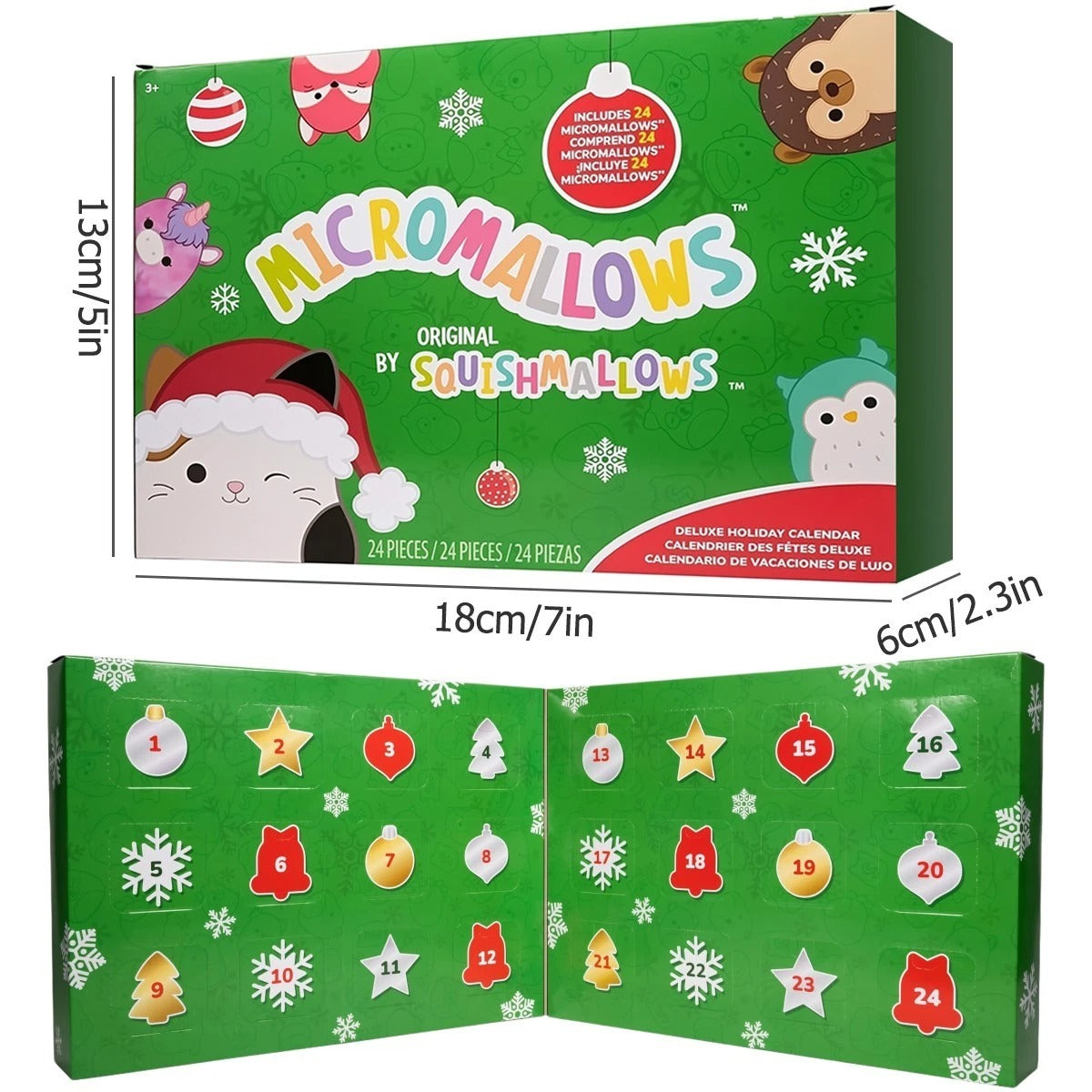 Kids Advent Calendar 2025 Cute Dolls Blind Box 24 Exquisite Toys Holiday Gifts