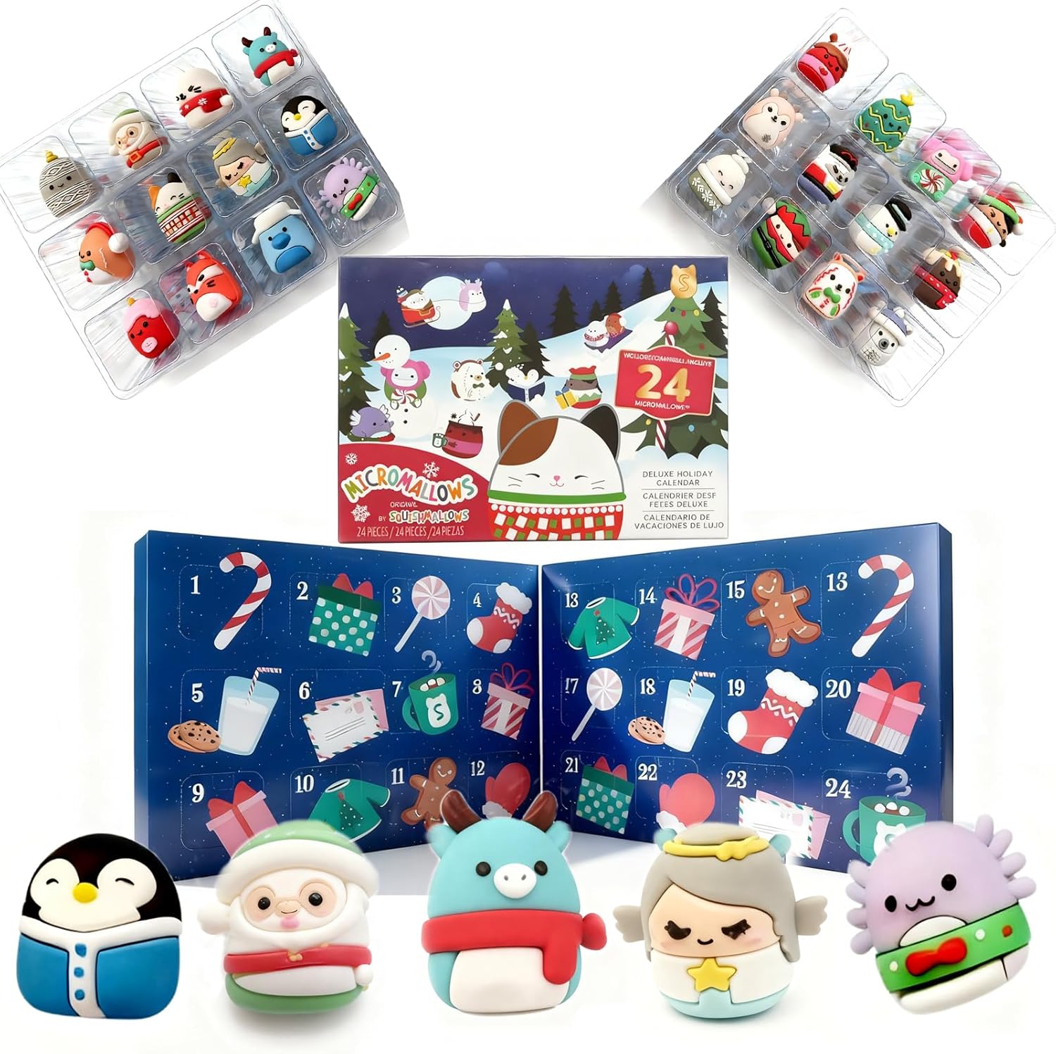Kids Advent Calendar 2025 Cute Dolls Blind Box 24 Exquisite Toys Holiday Gifts