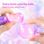 Kids DIY Magic Balloon Kits Sticky Balloon Maker Toy 3D Stickers Inflatable Craft Holiday Gift