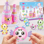 Kids DIY Magic Balloon Kits Sticky Balloon Maker Toy 3D Stickers Inflatable Craft Holiday Gift