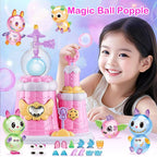 Kids DIY Magic Balloon Kits Sticky Balloon Maker Toy 3D Stickers Inflatable Craft Holiday Gift