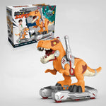 Kids Dinosaur Ride On Car Spray T-Rex Outdoor Indoor Ride-On Toy With Light & Music
