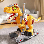 Kids Dinosaur Ride On Car Spray T-Rex Outdoor Indoor Ride-On Toy With Light & Music