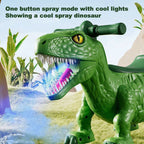 Kids Dinosaur Ride On Car Spray Ride on Toy Four Wheels Sliding Car Outdoor Indoor