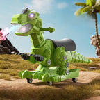 Kids Dinosaur Ride on Car Spray Sliding Car Outdoors Indoors Toys with Lights and Music