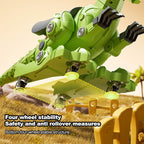 Kids Dinosaur Ride on Car Spray Sliding Car Outdoors Indoors Toys with Lights and Music