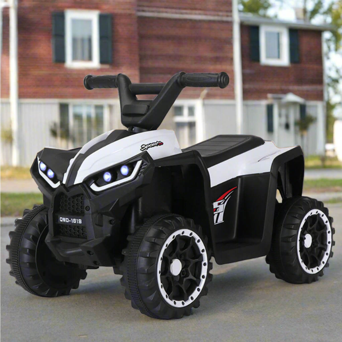 6V Kids ATV Dual Motors 4 Wheeler Off-Road Electric ATV Ride on Car wih Light Music For Boys & Girls