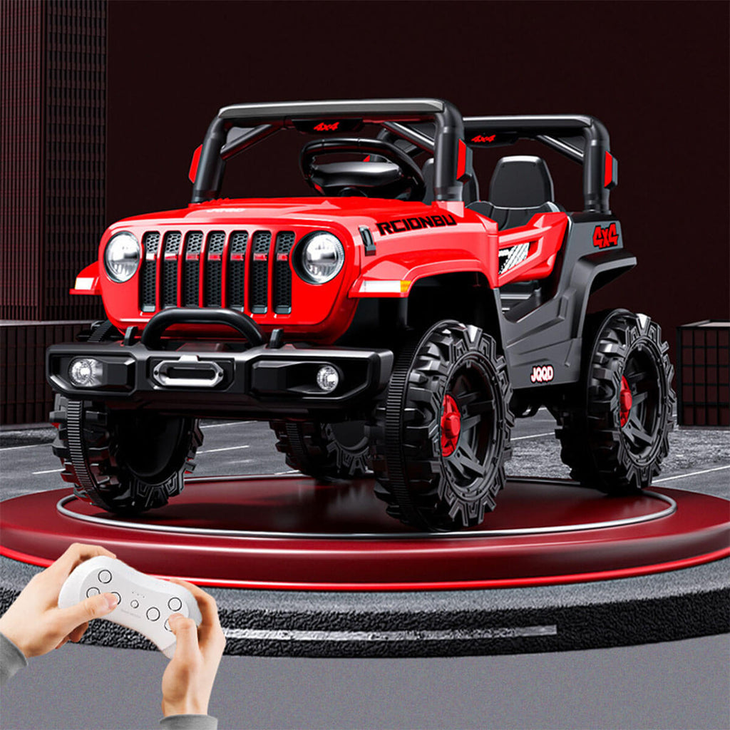 12V Kids Electric Car with Remote 4-Wheel Ride on Car w/ Shovel Light & Music For Boys & Girls