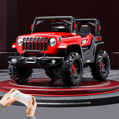 12V Kids Electric Car with Remote 4-Wheel Ride on Car w/ Shovel Light & Music For Boys & Girls