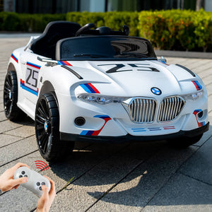 Kids Electric Car with Remote Control Ride on Car w/Rocking Function Light & Music For Boys & Girls