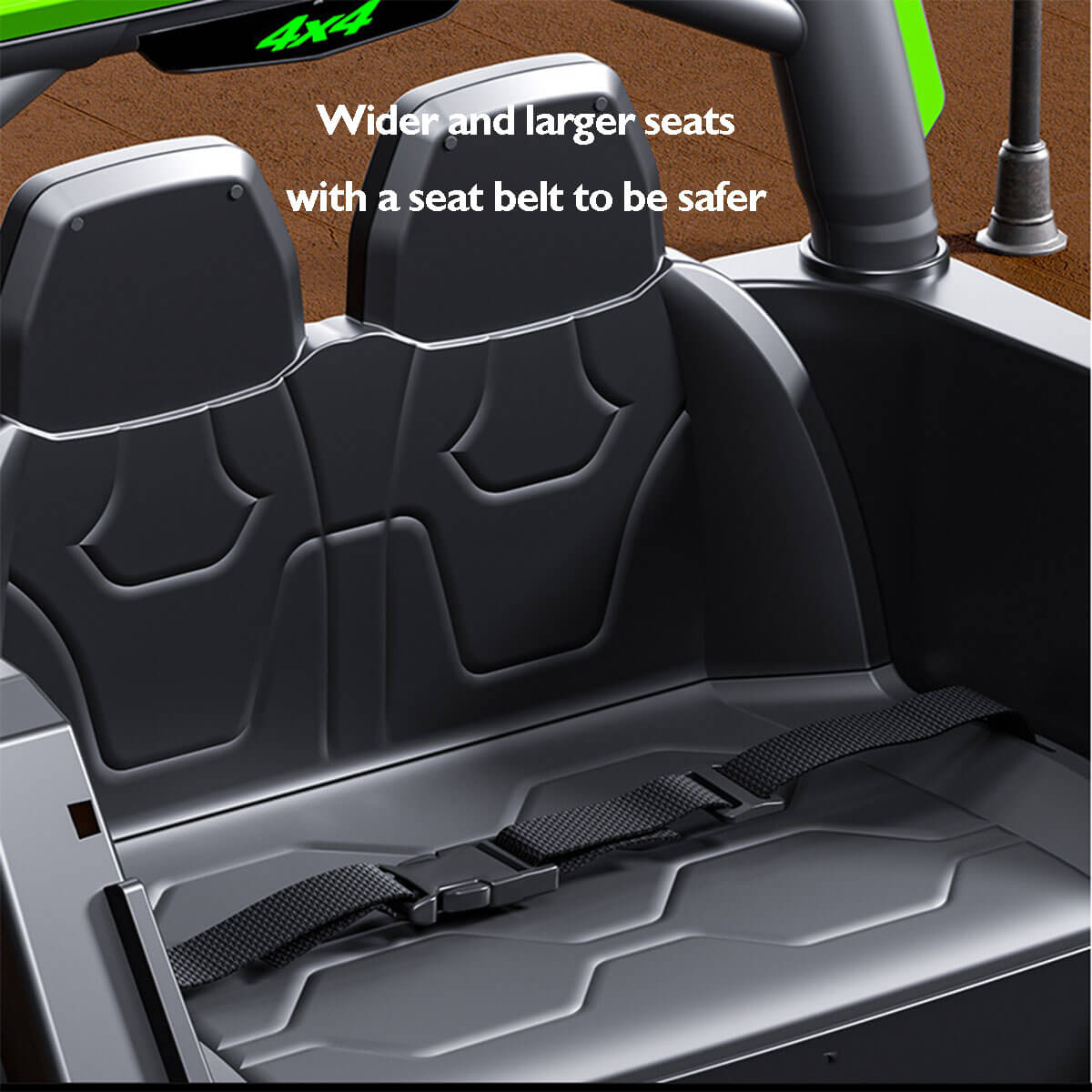 12V Kids Electric Car with Remote 4-Wheel Ride on Car w/ Shovel Light & Music For Boys & Girls