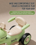 3 IN 1 Kids Electric Motorcycle 6V Ride on Tricycle Push Car with Music and Lights for Children 18 Months to 7 Years