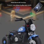 Kids Electric Motorcycle with Remote 3 Wheels Car Dual Drive with Music & Light For Boys & Girls