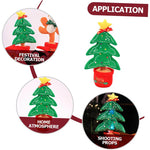 Kids Electric Singing Toy Christmas Tree Reindeer Talking Plush Toy Twisting Interactive Doll with Light
