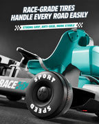 Kids F1 Electric Go Kart 6V Ride-On Car with Parent Remote Control and Safety Belt