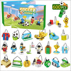 Football Advent Calendar 24 Days Soccer Surprises Set Holiday Gift for Young Fans