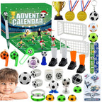 Football Advent Calendar 24 Days Soccer Surprises Set Holiday Gift for Young Fans
