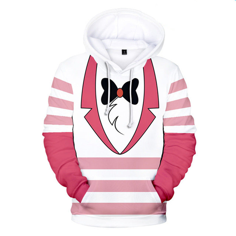 Kids Hazbin Hotel Hoodies and T-shirts Party Dress-Up Outfits Halloween Cosplay Costume