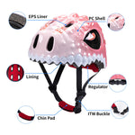 Kids Helmet Lightweight 3D Adjustable Bike Helmet 3 Sizes For Boys and Girls