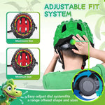 Kids Helmet Lightweight 3D Adjustable Bike Helmet 3 Sizes For Boys and Girls