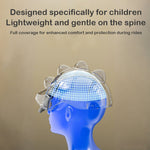 Kids Helmet Ventilated and Lightweight Helmet with Sunglasses for Multi-Sports Protection