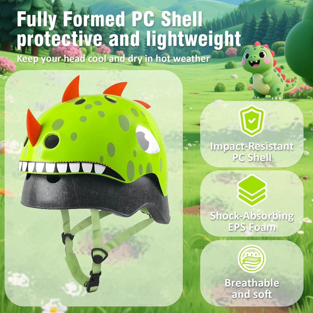 Kids Helmets Outdoor Lightweight Ventilated Helmets Multi-Sport Protection for 2-14 Years