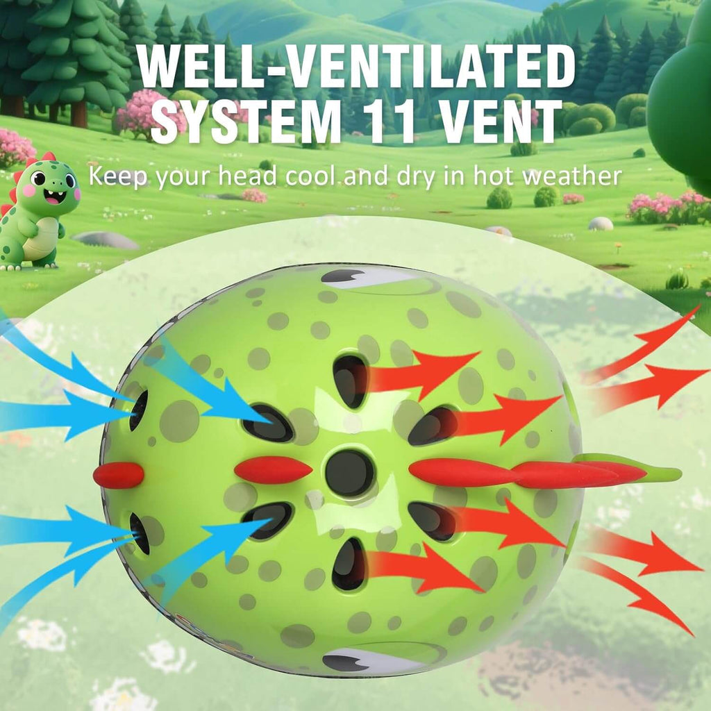 Kids Helmets Outdoor Lightweight Ventilated Helmets Multi-Sport Protection for 2-14 Years