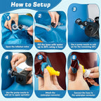 Kids Inflatable Shark Sprinkler Summer Water Sprinkler Outdoor Inflatable Toy