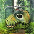 Kids Jurassic Dino Mask with Movable Mouth Adjustable Headband Mask Realistic T-Rex Toy