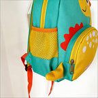 Kids Lightweight Dino Backpack with Anti-loss Rope Cartoon Backpack for Preschoolers