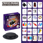 Kids Magic Kit with Magician Costume for Pretend Play Magic Set Free Tutorial Videos