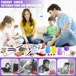 Kids Magic Kit with Magician Costume for Pretend Play Magic Set Free Tutorial Videos