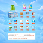 Kids Magnetic Building Blocks 150pcs Glacier Castle Set Interactive Toys Creative Holiday Gift