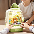 Kids Mini Claw Machine Dual Control Tabletop Game Toy with Strong Grab Claw for Parent-Child Play