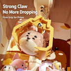 Kids Mini Claw Machine Dual Control Tabletop Game Toy with Strong Grab Claw for Parent-Child Play