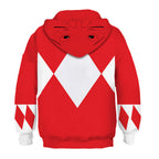 Kids Rangers Hoodie Dragon-themed Children Cosplay Costumes