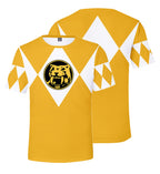 Kids Rangers T-shirt Summer Dragon Tees Anime Cosplay Outfit Daily Wear Shirts