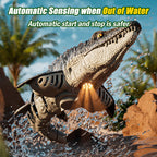 Kids RC Boat 2.4G Remote Control Mosasaur Waterproof Electric Summer Water Toy