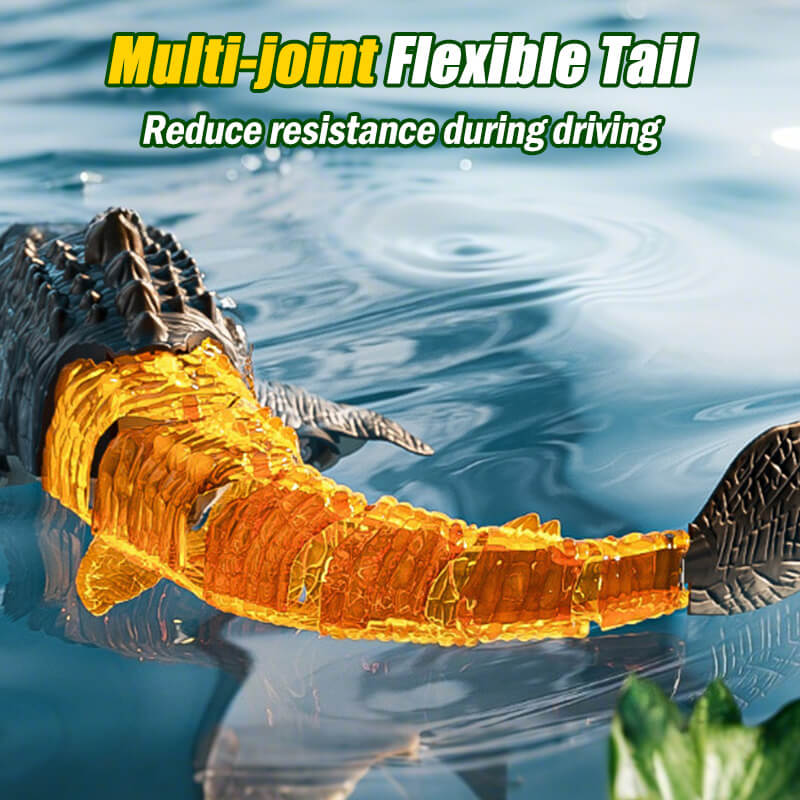 Kids RC Boat 2.4G Remote Control Mosasaur Waterproof Electric Summer Water Toy