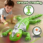 Kids RC Wall Climbing Gecko Electric Wall Crawler Gecko 360° Rotation RC Car with Light