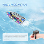 Kids RC Boat 2.4G Remote and Gesture Control 20KM/H Fast Boat Waterproof Toys