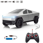Kids Remote Control Car Cyber Truck Transformer Robot 360° Rotation Drift with LED Lights