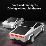 Kids Remote Control Car Cyber Truck Transformer Robot 360° Rotation Drift with LED Lights