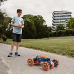 Kids Remote Control Stunt Car 360° Twist Climbing Car 3 Control Methods with Light Music