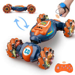 Kids Remote Control Stunt Car 360° Twist Climbing Car 3 Control Methods with Light Music