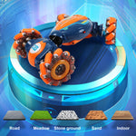 Kids Remote Control Stunt Car 360° Twist Climbing Car 3 Control Methods with Light Music