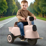 6V Kids Ride On Motorcycle 3-in-1 Electric Motorcycle with Push Handle Battery Powered Ride On Car