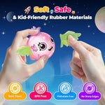 Kids 230pcs Space Magic Balloon Set Cute DIY Sticker Decorated Balloons Toy with Pump