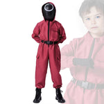 Kids Guard Costume Game 2 Soldier Cosplay Overal and Mask